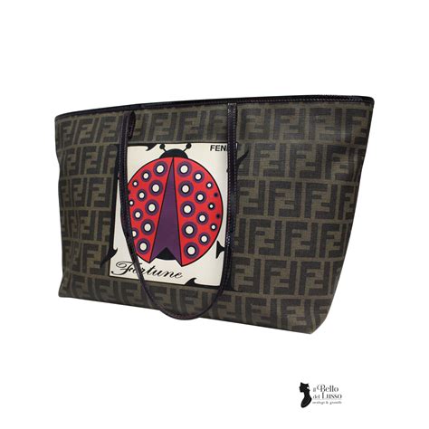 borsa fendi con coccinella|borse in pelle donna.